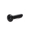 binifiMux 10pcs 1/4"-20 x 1-1/2" Black Rivet Countersunk Socket Cap
