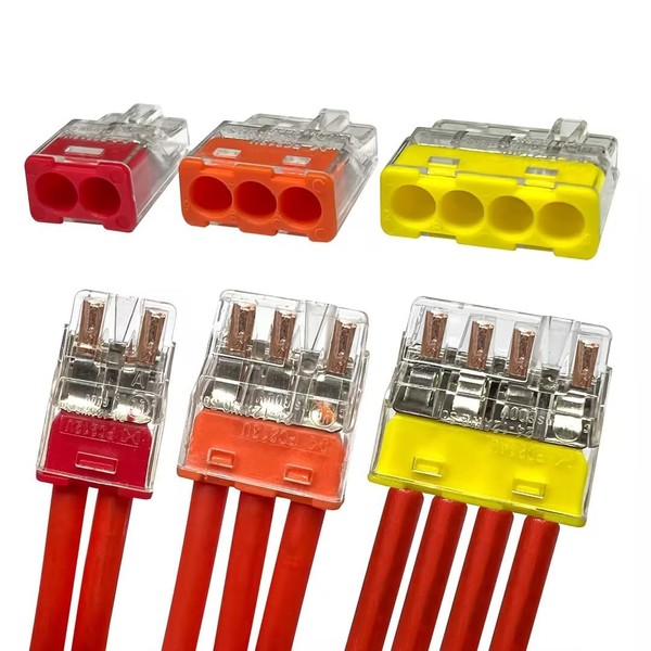 Dicio 150pcs Wire connectors Nuts Push-in terminals UL Listed Quick