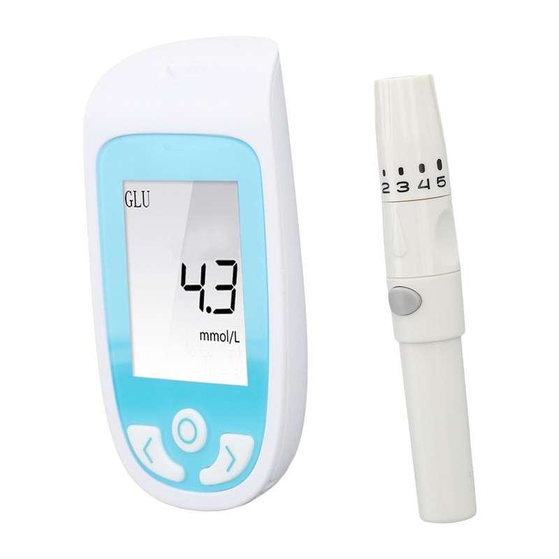 3 in 1 Blood Glucose Monitor Automatic Suction Accurate 0.8ul