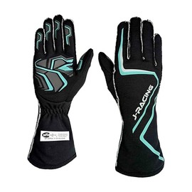 Guantes de carreras SFI 3.35 certificados ignfugos, tela aramida, agarre antideslizante, transpirable, ajuste seguro para conductores profesionales   