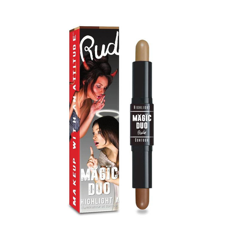 Magic Duo Highlight and Contour - Medium by Rude Cosmetics