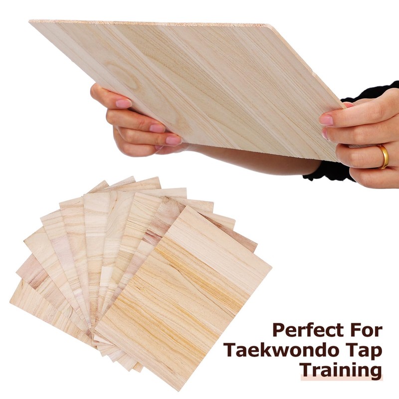 SEWACC 10pcs Versatile Taekwondo Breaking Boards Lightweight Performance Planks for