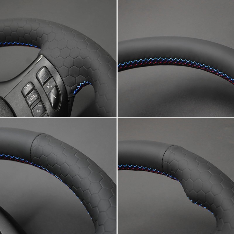 MEWANT Steering Wheel Cover for E46 E39 330i 540i 525i