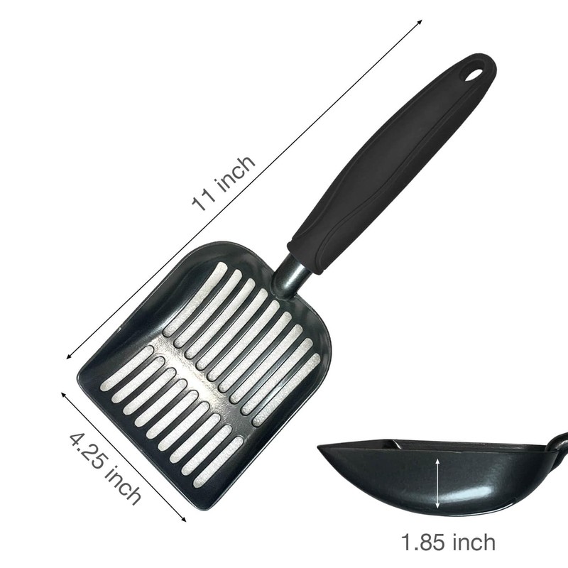 Frxat Metal Cat Litter Scoop - Non Stick Aluminum Alloy