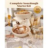 TAOMAND Complete Sourdough Starter Kit for Beginners | with Bag