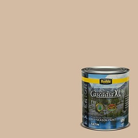 Rodda Paint CASCADIA XL Exterior Satin Paint & Primer in One, Quart, Tan