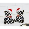 MACKENZIE-CHILDS Courtly Santa Bear Salt & Pepper Set