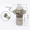 Parking Heater Parts 2KW Stainless Steel Burner Combustion Chamber Replacement