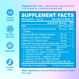 BioEmblem BioEmblem Beauty Probiotics for Women and Vitamin B-Complex