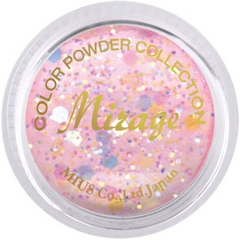 ミラージュ カラーパウダー N/BX-5 7ｇ グリッターパウダー アクリルパウダー 大小のラメが輝く蛍光カラー