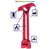 Viefow 4-in-1 Emergency Wrench, One-Piece for Gas Water Shutoff &