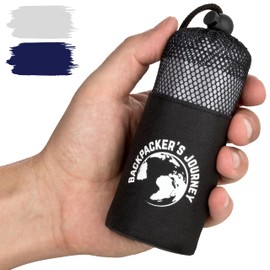 Backpacker's Journey Ultra Small and Ultralight (155 g) Travel Sleeping Bag Lightweight Thin Microfibre Lining Ideal for backpacking, hostels and lodges., grey