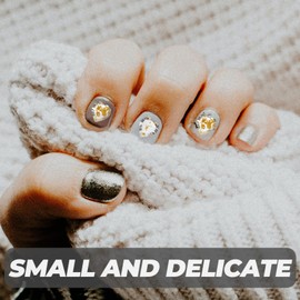 FOMIYES 100pcs Rhinestone Nail Charms for Manicure Decorations Elegant Nail Art Stones and Creative Styles