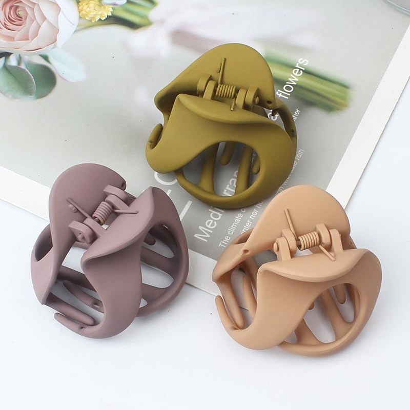 NAKANOYA Hair Claw 1 Piece Plastic Resin Hair Claw Vance