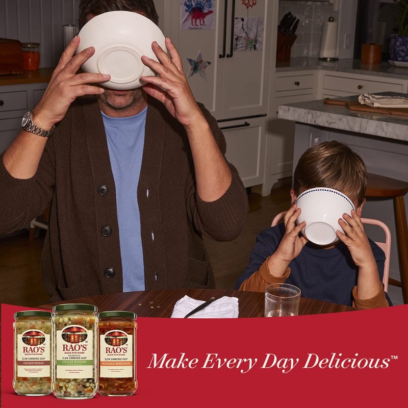 Rao's Homemade Pasta Fagioli Soup, 16oz, Real Vegetables, Traditional Italian