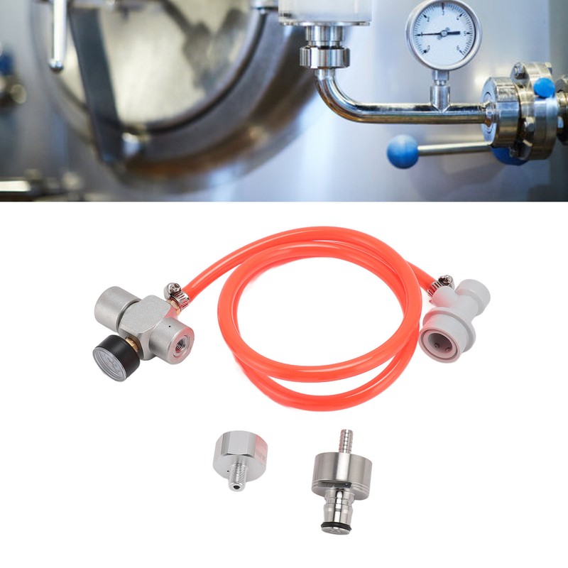 Mini Keg Regulator Automatic Stainless Steel Coffee Soda Keg CO2