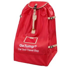 GeTump GeTump Car Seat Travel Bag, Large Carseat Travel Cover Bag with Tear Resistant & Enhance Stitch Fabric, Durable Gate Check Bag for Airplane, Fits Convertible Car Seats, Infant Carriers & Booster Seats