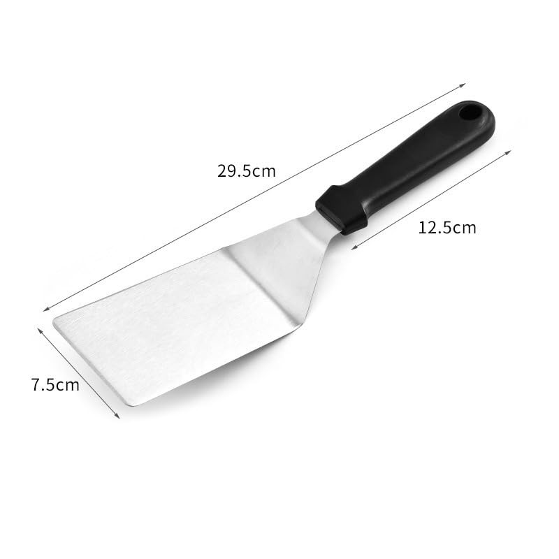 Mebix TRD Espátula de Cocina de Acero Inoxidable con Mango