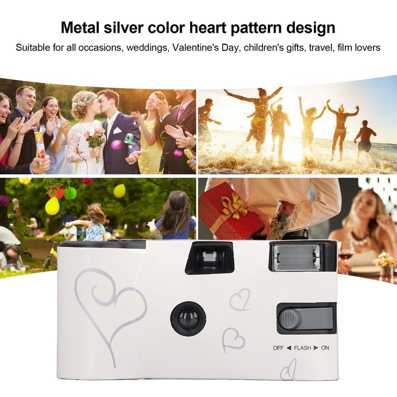 Single Use Disposable Camera, Disposable 35mm Camera with Flash 27,