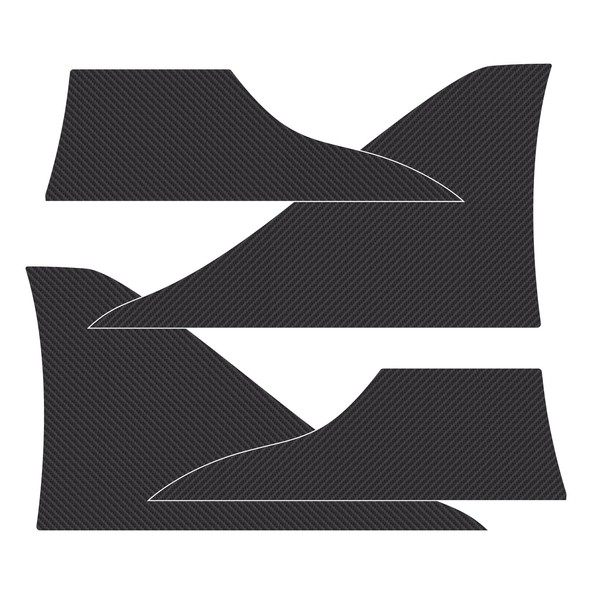 [Jusby] Carbon Pattern Stone Guard Sheet Protection Side Step Protector