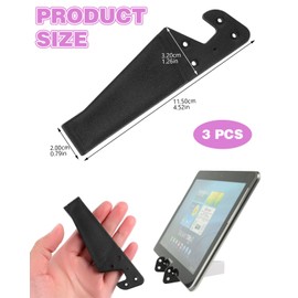 KEMUZ 3 Stück Handy Ständer Tisch,Universeller tragbarer Ständer,Faltbarer Handy Halterung,Telefonständer,Mini-Halter,Handy-Desktop-Halter, V-förmiger Desktopständer für Mobiltelefone, Tablets
