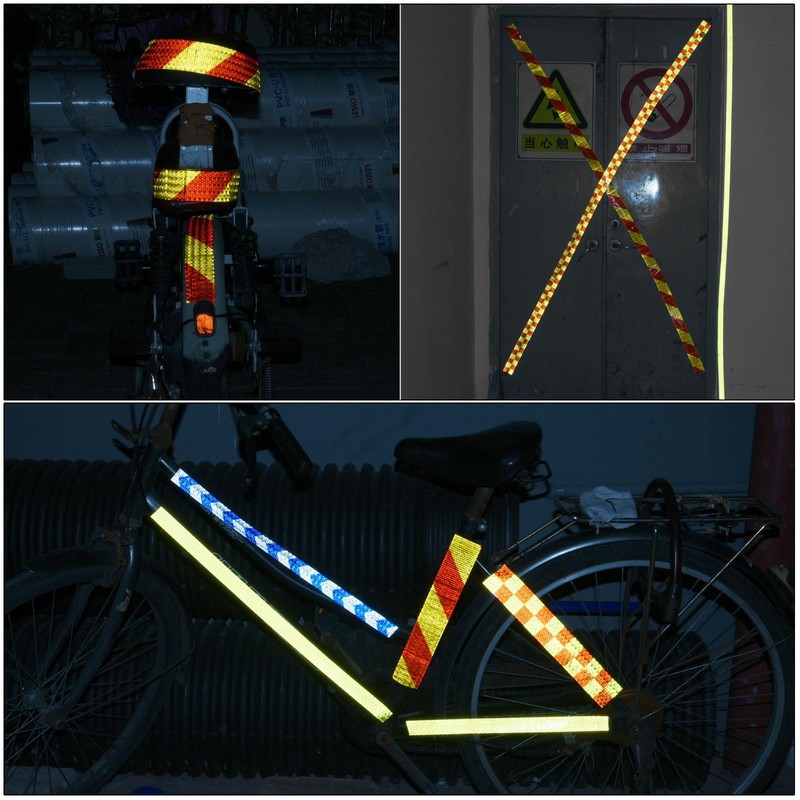 PATIKIL Reflective Tape, 1 Roll 4 Inch x 10 Ft