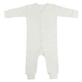 UD_Interlock White Union Suit Long Johns 1040ws