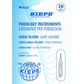 Kiepe Meißelklinge Nr. 8 Stahl Professional Maniküre Pediküre 20 Stück