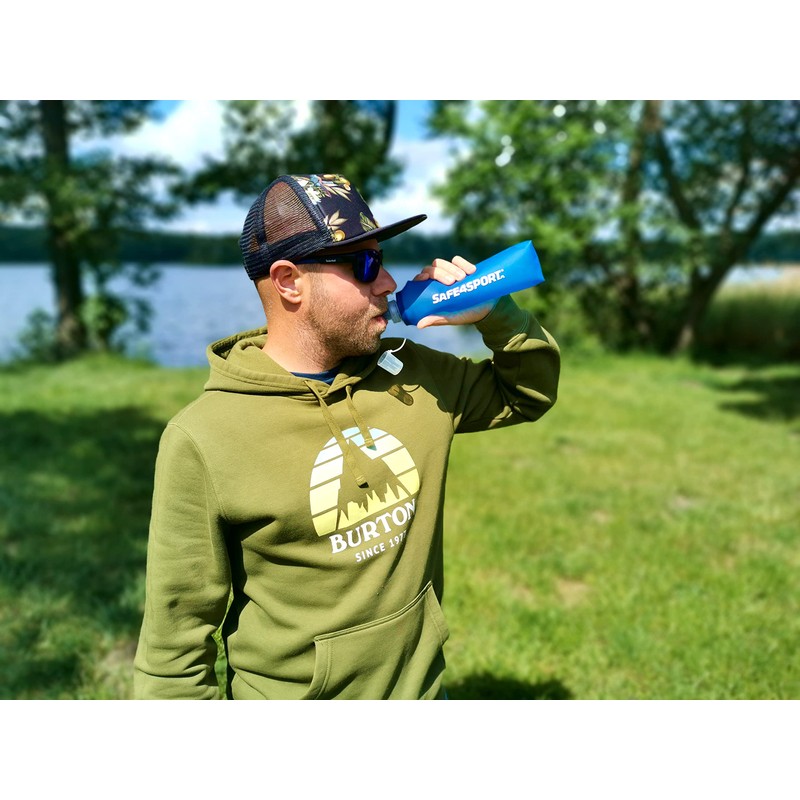 Safe4sport Bleu, Soft Flask 500 ml Unisex Adult, 500 ml