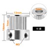 MOOTVGOO 5pcs GT2-16 Teeth Timing Belt Pulley Aluminum Gear Wheel