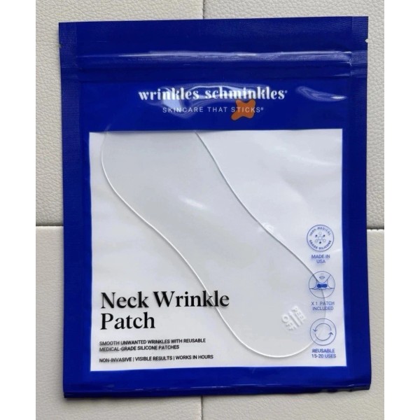 Wrinkles Schminkles Neck Wrinkle Patch Reusable - New
