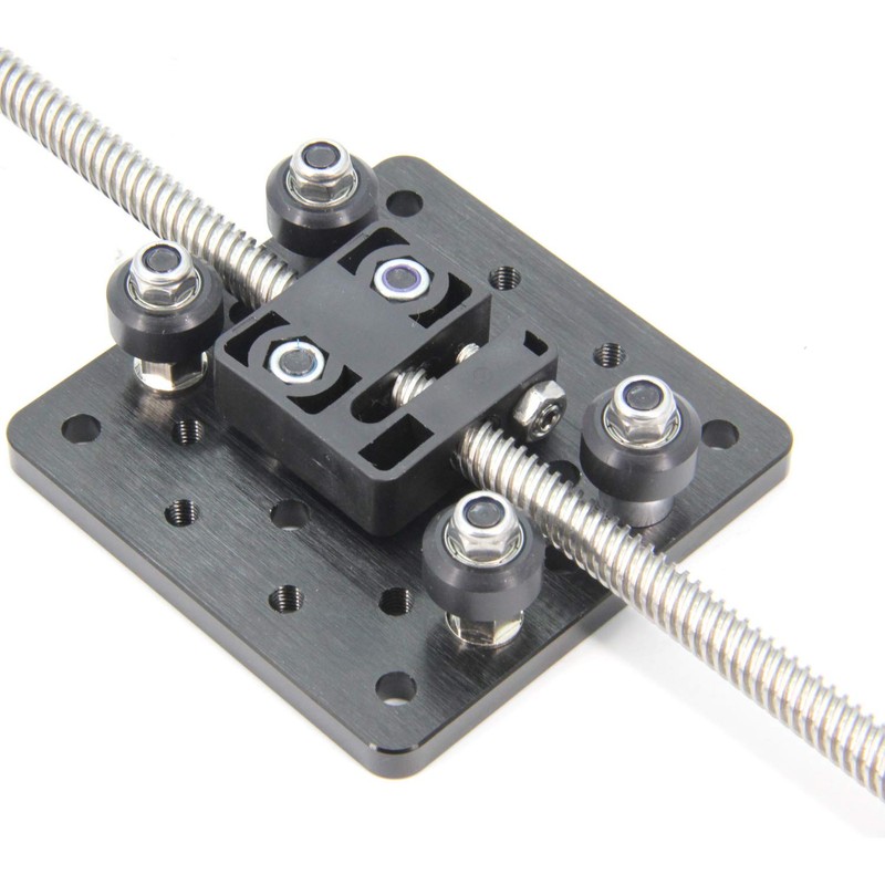 Zeberoxyz 300mm 4080U Z-axis Screw Slide Table Linear Actuator Kit