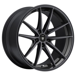 Konig OVERSTEER Gloss Black Wheel with Painted and tpms (16 x 7.5 inches /5 x 114 mm, 45 mm Offset)
