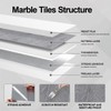 proprodiudiu 10PCS Peel and Stick Backsplash Marble Wall Tiles 23.6"x11.8"