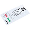 Pocket Eye Chart, 2 in 1 Snellen Eye Chart, Rosenbaum