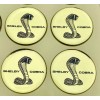 FORD SHELBY COBRA MUSTANG WHEELS CENTER CAP DECALS STEERING EMBLEMS