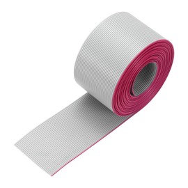 sourcing map Flat Ribbon Cable Wire 2.5m/8.2ft Length 1.0mm Pitch 34Pin Gray for AWM 2651 Connecting