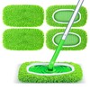 Reusable Mop Pads Fit Swiffer Sweeper, 4-Pack Microfiber Mop Replacement