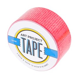 Red Art Project Tape, 1.9 inches x 20 Yards, 1 Roll