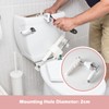 Ceramic Toilet Flush Handle, Traditional Victorian Style Toilet Handle Replacement,
