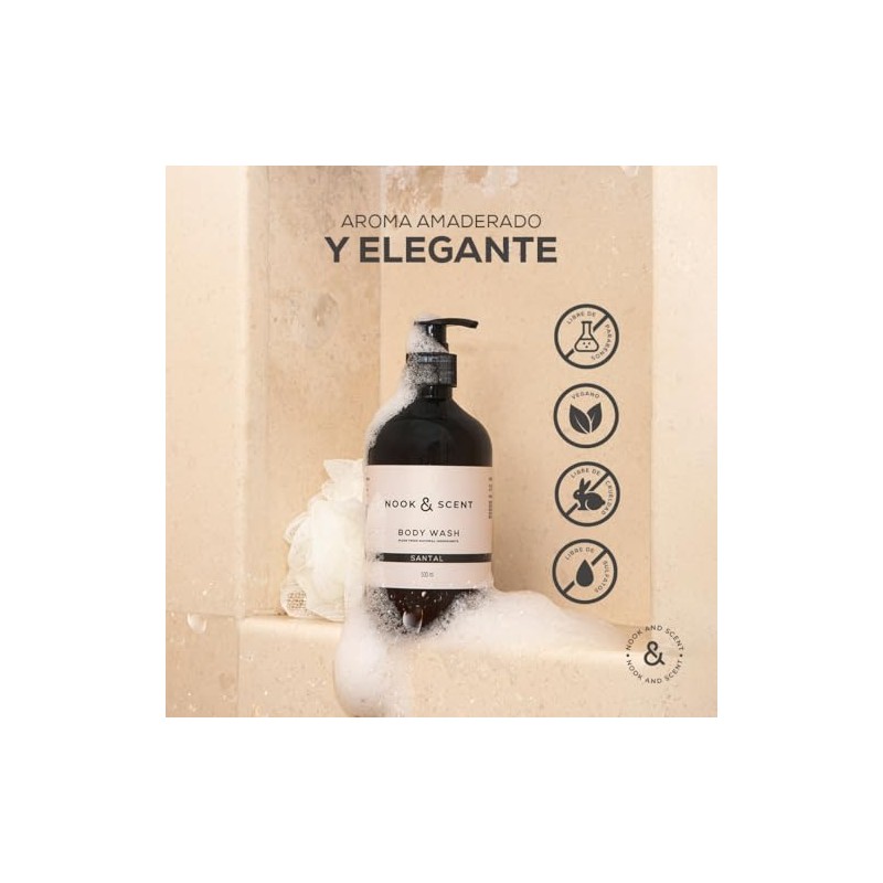 Body Wash Santal | 500 ml | Limpieza e Hidratación