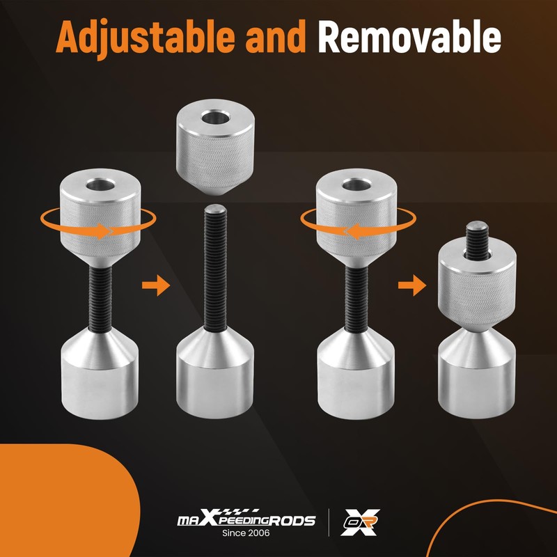 maXpeedingrods Flange Two Hole Pins, 1-1/8” Two Hole Alignment Pins,