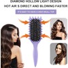 2PCS Cepillo para Cabello Rizado para Mujeres, Cepillo Definidor de