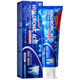 BIOAQUA 1.5X Instant Whitening Toothpaste Balance Oral Flora Whiten Gingival Protection Fresh Breath Enamel Safe 100g / 3.38oz (Descal Stain Removal (Hyaluronic Acid))