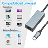 HEEDU Adaptador USB C a Ethernet, RJ45 a Tipo C