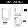 TTQiAnJ Pack of 30 Passepartout, 3 Sizes, White Passepartout Frame