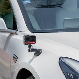 PGYTECH Magnet Camera Mount for Action Camera, Powerful Magnetic Mount with 360° Rotation Dual Ball Heads, for Gopro, Insta360