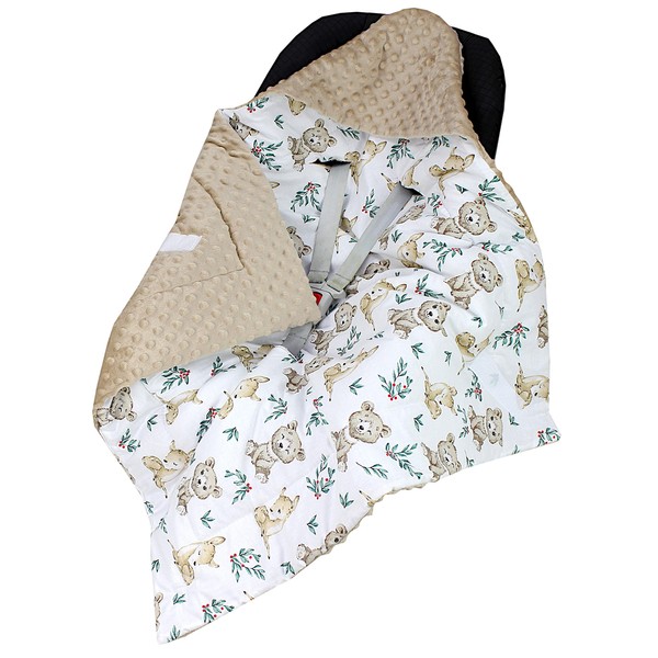 TupTam Baby Winter Swaddling Blanket 75 x 75 cm for