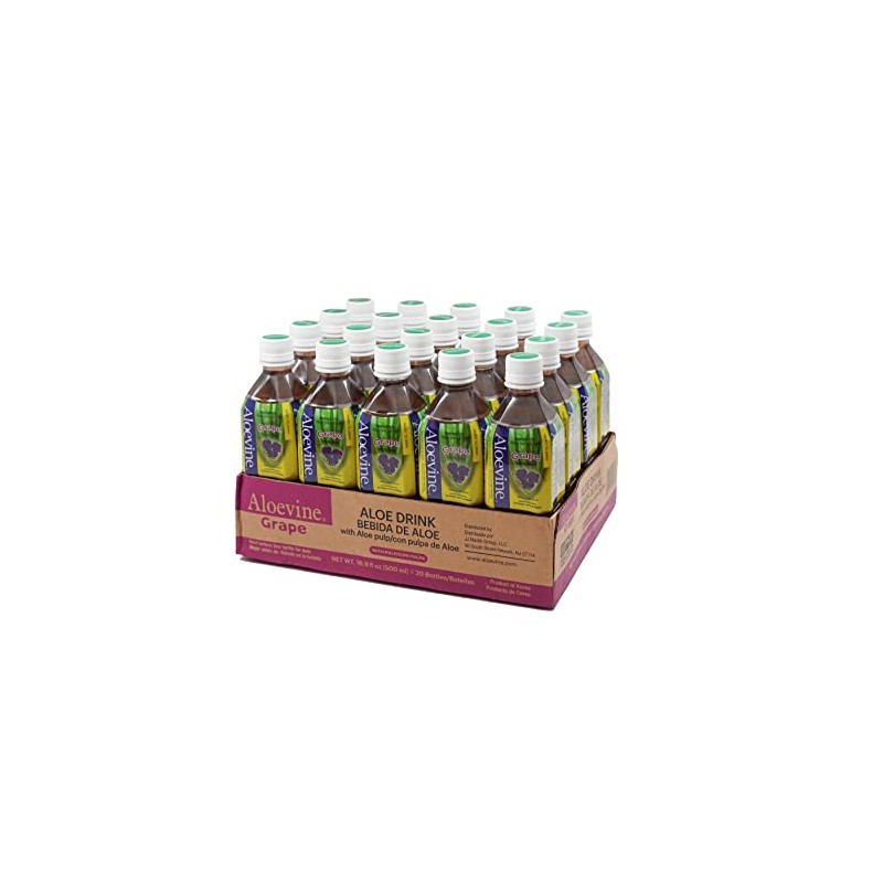 Aloevine Aloe Vera Drink Grape – Drink Aloe Juice with