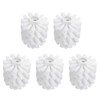 GERUIKE Toilet Brush Head, White, Replacement Brush Head for Toilet